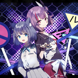 This is a pixiv picture whose title is 劣等上等(流石乃ルキ×Kotone).