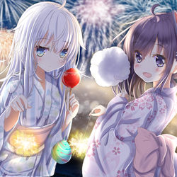 This is a pixiv picture whose title is 花火暁ヴェル.