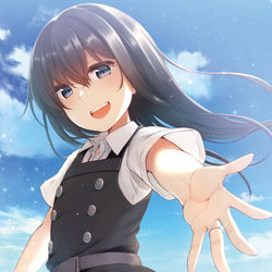 This is a pixiv picture whose title is 朝潮改二はいかがですか？.