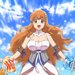 This is a pixiv picture whose title is 通常攻撃が全体攻撃で二回攻撃のアイドルが好きです。.