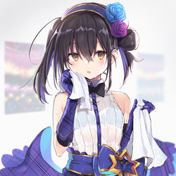 This is a pixiv picture whose title is アイドル美遊.