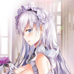 This is a pixiv picture whose title is ベルファスト.
