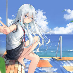 This is a pixiv picture whose title is ピース.