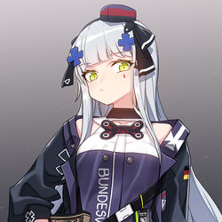 This is a pixiv picture whose title is HK416改.