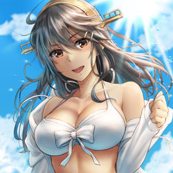 This is a pixiv picture whose title is 榛名.