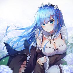 This is a pixiv picture whose title is レム.