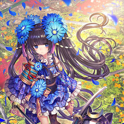 This is a pixiv picture whose title is 五郎八姫ちゃん！.