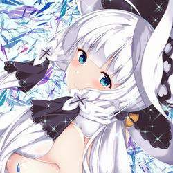 This is a pixiv picture whose title is 【アズレン】無敗ペーパーイラスト【イラストリアス】.