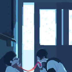 This is a pixiv picture whose title is 変わり映えしない毎日が.