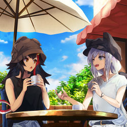 This is a pixiv picture whose title is フブミオ.