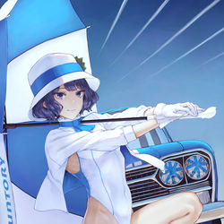 This is a pixiv picture whose title is レーシングノム.