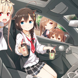 This is a pixiv picture whose title is 車でお出かけっぽい！.