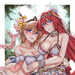 This is a pixiv picture whose title is ブローディア x エウロペ.