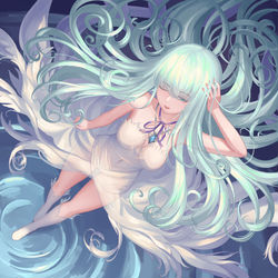 This is a pixiv picture whose title is 緑.