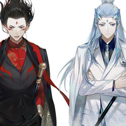 This is a pixiv picture whose title is 哪吒之魔童降世.
