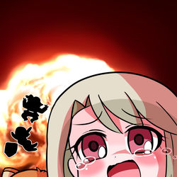 This is a pixiv picture whose title is サイテー！.