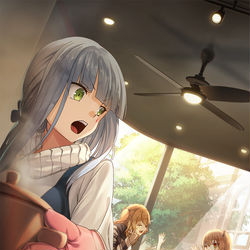 This is a pixiv picture whose title is 416 not funny.