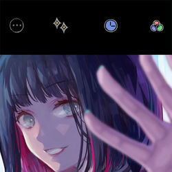 This is a pixiv picture whose title is 彼女はいつも写真を撮らせてくれない.