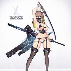 This is a pixiv picture whose title is 冥途武装：Blade.