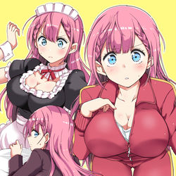 This is a pixiv picture whose title is ぼくたちは夜の勉強ができない.