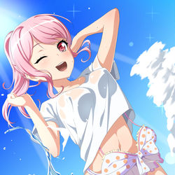 This is a pixiv picture whose title is ポロリ山彩.