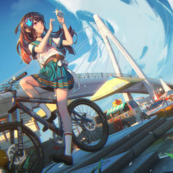 This is a pixiv picture whose title is 白烛.
