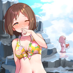This is a pixiv picture whose title is つぐの水着実装まだですか？.
