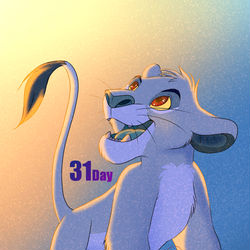 This is a pixiv picture whose title is 超実写版ライオンキング：カウントダウンイラスト前編.