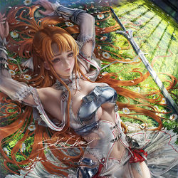 This is a pixiv picture whose title is Alicization:亚丝娜 Asuna.