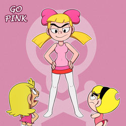 This is a pixiv picture whose title is Go Pink.