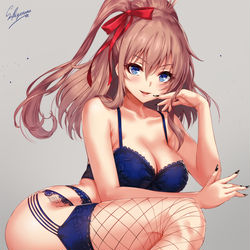This is a pixiv picture whose title is 下着サラトガ.