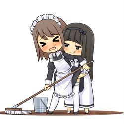 This is a pixiv picture whose title is お仕事中はおやめ下さいませー！.