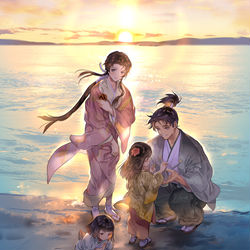 This is a pixiv picture whose title is ひととき.