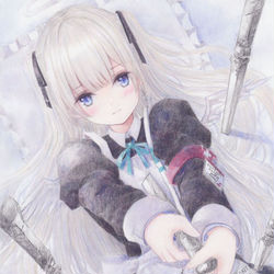 This is a pixiv picture whose title is 展翅.