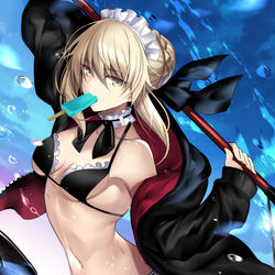 This is a pixiv picture whose title is 水着　アルトリア（ライダー）.