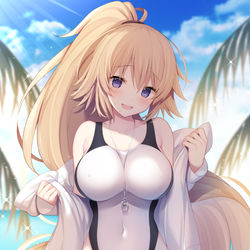 This is a pixiv picture whose title is お姉ちゃんと一緒に泳ぎましょう.