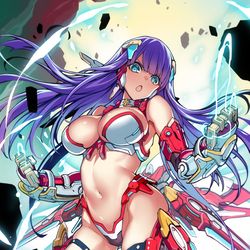 This is a pixiv picture whose title is エアリアル・ドライブ（水着）.