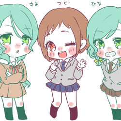This is a pixiv picture whose title is バンドリのらくがきたち.