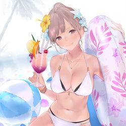 This is a pixiv picture whose title is プールなう.