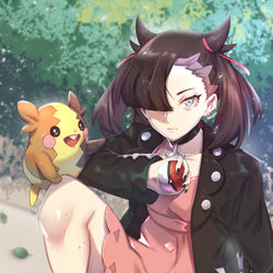 This is a pixiv picture whose title is Marnie.