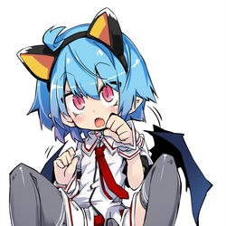 This is a pixiv picture whose title is れみりにゃん.