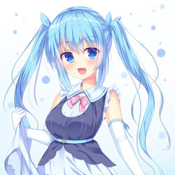 This is a pixiv picture whose title is 夏ミク.