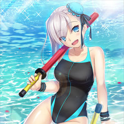 This is a pixiv picture whose title is 水着武蔵ちゃん.