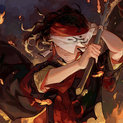 This is a pixiv picture whose title is ヒノカミ.