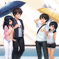 This is a pixiv picture whose title is たきみつほだひな.