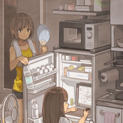 This is a pixiv picture whose title is 作業環境.