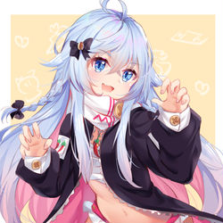 This is a pixiv picture whose title is 妈！.