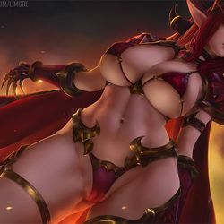 This is a pixiv picture whose title is Alexstrasza.