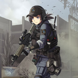 This is a pixiv picture whose title is STALKER - Mercenaries.