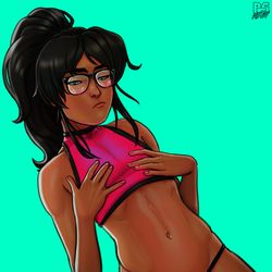 This is a pixiv picture whose title is Commission: Ester Figueroa.